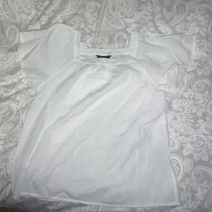 Banana republic white blouse